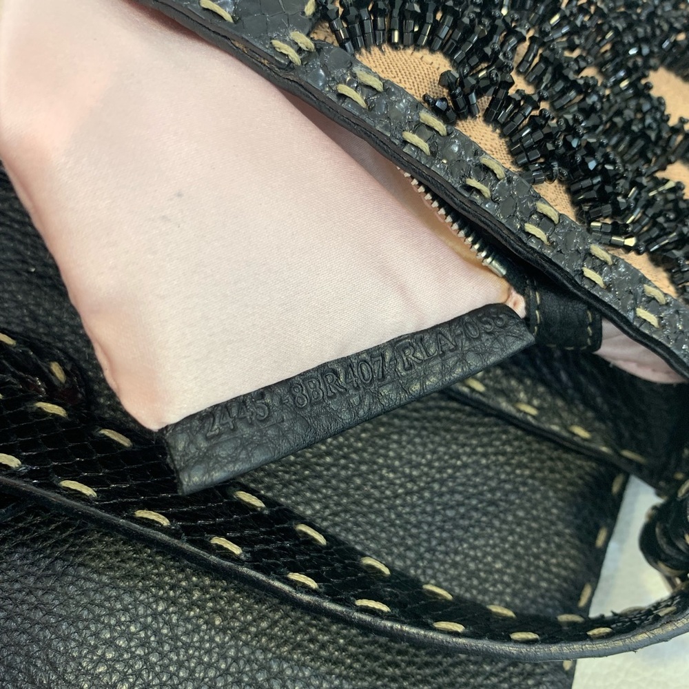 LN FENDI beaded baguette handbag - Picture 7 of 8